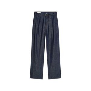 Dries Van Noten Men Wide-Leg Jeans With Belt